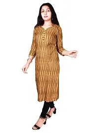 Anu Creations Women's Cotton Ikat Kurti for Women Knee Length, Traditional Festive  Casual Kurta for Women | ZEKUIK022 042-thumb1