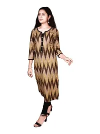 Anu Creations Women's Cotton Ikat Kurti for Women Knee Length, Traditional Festive  Casual Kurta for Women | ZEKUIK022 042-thumb1