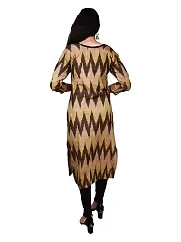 Anu Creations Women's Cotton Ikat Kurti for Women Knee Length, Traditional Festive  Casual Kurta for Women | ZEKUIK022 042-thumb2