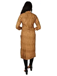 Anu Creations Women's Cotton Ikat Kurti for Women Knee Length, Traditional Festive  Casual Kurta for Women | ZEKUIK022 042-thumb2