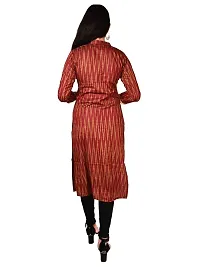 Anu Creations Women's Cotton Ikat Kurti for Women Knee Length, Traditional Festive  Casual Kurta for Women | ZEKUIK022 042-thumb2