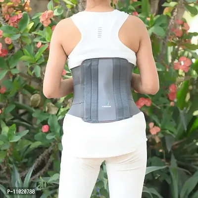 Contoured LS Belt XXL Lower Back Pain Osteoporosis Slip Disc Care Contoured Lumbar Sacral Belt for Women and Men Lumbar Support Waist belt for Back Pain Relief Contoured LS Support Belt XXL-thumb3