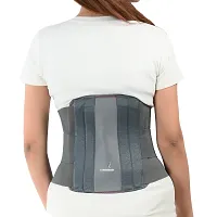 Contoured LS Belt Large Lower Back Pain Osteoporosis Slip Disc Care Contoured Lumbar Sacral Belt for Women and Men Lumbar Support Waist belt for Back Pain Relief Contoured LS Support Belt Large-thumb2