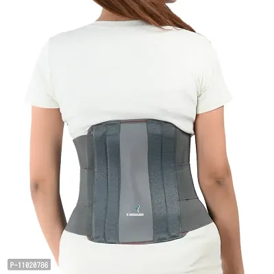 Contoured LS Belt Large Lower Back Pain Osteoporosis Slip Disc Care Contoured Lumbar Sacral Belt for Women and Men Lumbar Support Waist belt for Back Pain Relief Contoured LS Support Belt Large-thumb3