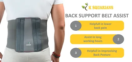 Contoured LS Belt Large Lower Back Pain Osteoporosis Slip Disc Care Contoured Lumbar Sacral Belt for Women and Men Lumbar Support Waist belt for Back Pain Relief Contoured LS Support Belt Large-thumb3