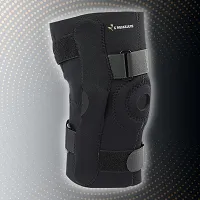 Knee Support Hinged Neoprene Universal Size Knee Brace Open Patella Knee Support Brace for Knee Injury or Pain Relief Hinged Knee Immobilizer Wraparound for Women and Men-thumb4