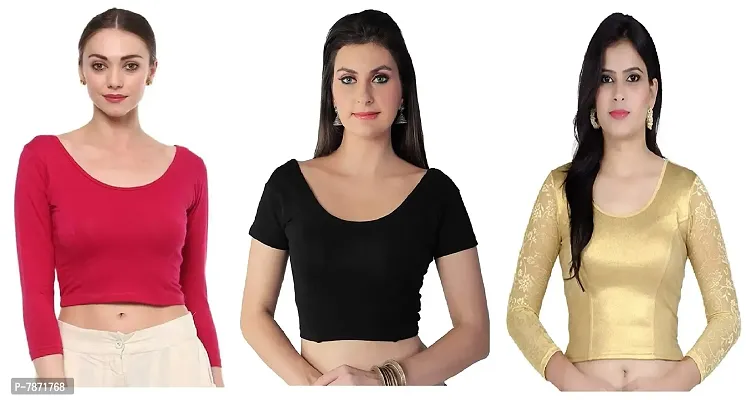 Glam up your saree with Indo-Western Saree Blouse! | Fashionworldhub