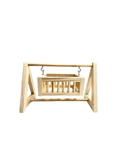 Wooden white crib