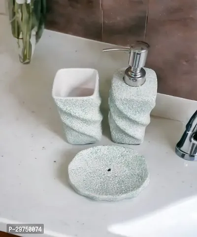 Attractive Ceramic Soap Dispenser with Organizer and Soap Dash-thumb2