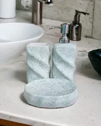 Attractive Ceramic Soap Dispenser with Organizer and Soap Dash-thumb3