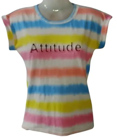 Fabulous Blend Dyed T-Shirts For Women