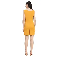 KERI PERRY Women's Lycra Western Dress One Piece(Yellow)-thumb4