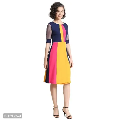 KERI Perry Dresses for Women, Western Dresses for Women, Dress for Women, Dresses for Women, Knee Length Dress for Girls, Imported Lycra Western Dress, Multicolour Western Dress-thumb4