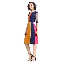 KERI Perry Dresses for Women, Western Dresses for Women, Dress for Women, Dresses for Women, Knee Length Dress for Girls, Imported Lycra Western Dress, Multicolour Western Dress-thumb2