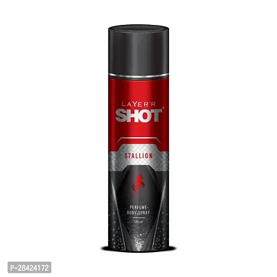 Layer Men Shot Stallion Oriental Musk Long Lasting Aerosol Body Spray