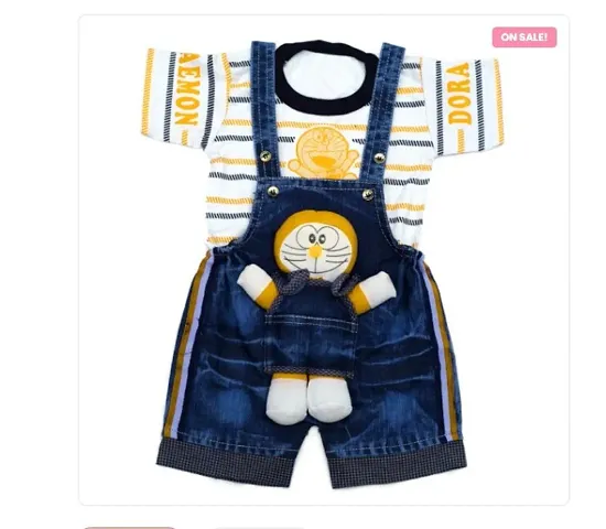 New Arrivals Cotton Blend Dungarees for Boys 