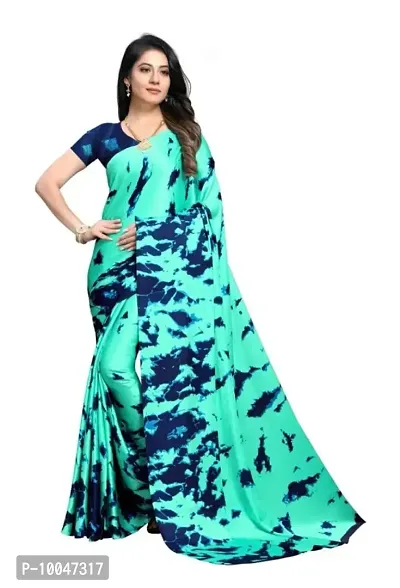 Beautiful Printed Georgette Saree With Blouse Piece For Women