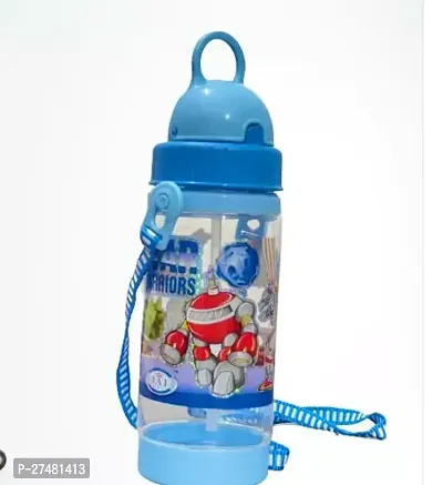 Useful Blue Plastic Sipper Bottle For Kids- 250 Ml-thumb0