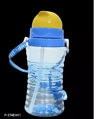 Useful Blue Plastic Sipper Bottle For Kids- 250 Ml