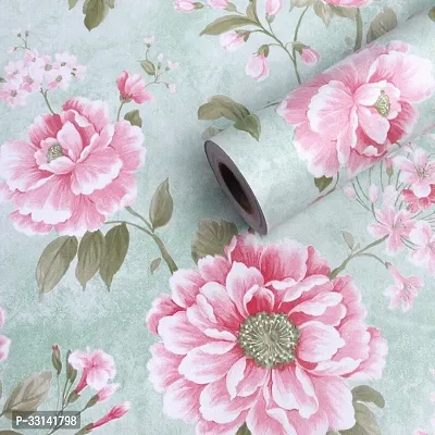 walkart Decorative Pink, Grey Wallpaper (500 cm x 45 cm)