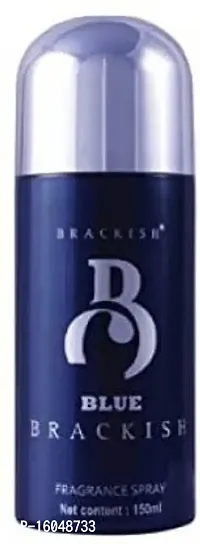 Brackish Men, Long Lasting, No Gas, Everyday Deodorant and Spray, 150ml (BLUE) Perfume - 150 ml  (For Men  Women)