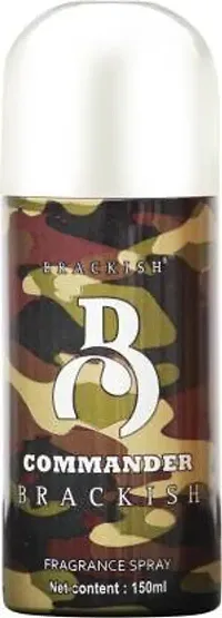 Brackish Body Deodorant Spray - Rouge, No Gas Deodorant(Nvy-Comm) Deodorant Spray - For Men  (150 ml, Pack of 2)-thumb1