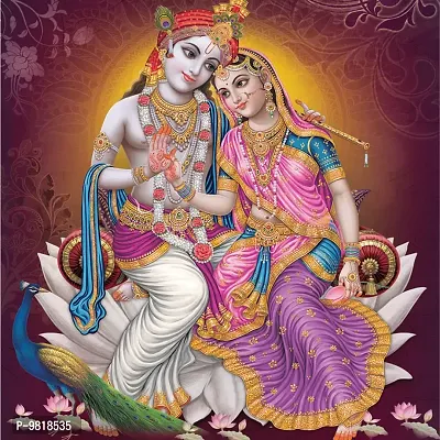 Designer Radha Krishna Canvas Painting for Wall Decoration of Living Room, Office And Hotel