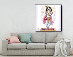 Designer Radha Krishna Canvas Painting for Wall Decoration of Living Room, Office And Hotel-thumb1