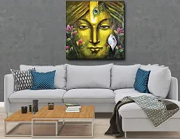 Designer Radha Krishna Canvas Painting for Wall Decoration of Living Room, Office And Hotel-thumb3