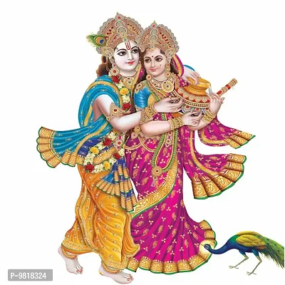 Designer Radha Krishna Canvas Painting for Wall Decoration of Living Room, Office And Hotel