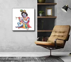 Designer Radha Krishna Canvas Painting for Wall Decoration of Living Room, Office And Hotel-thumb2