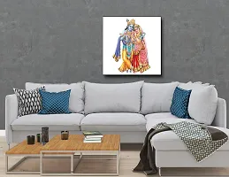 Designer Radha Krishna Canvas Painting for Wall Decoration of Living Room, Office And Hotel-thumb3