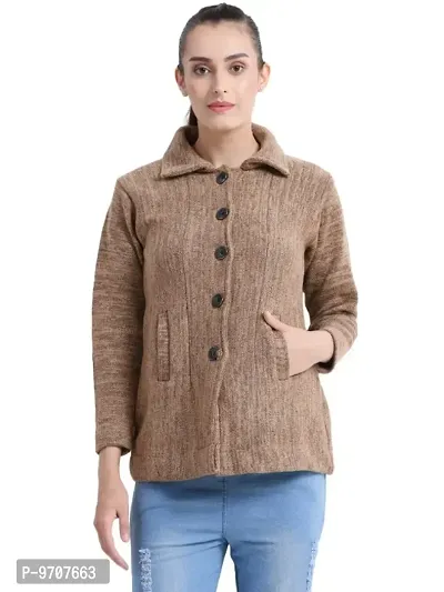 Fancy Woolen Coats For Women-thumb0