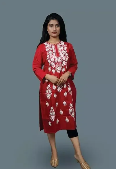 A-Line Blend Kurta For Women