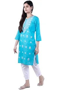 A-Line   Cotton Blend Kurta For Women-thumb1