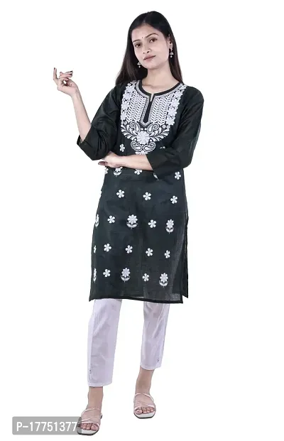 A-Line   Cotton Blend Kurta For Women-thumb0