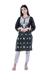 A-Line   Cotton Blend Kurta For Women-thumb1