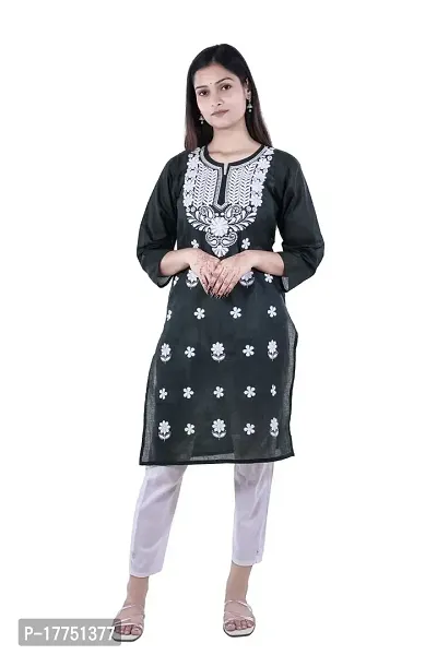 A-Line   Cotton Blend Kurta For Women-thumb2