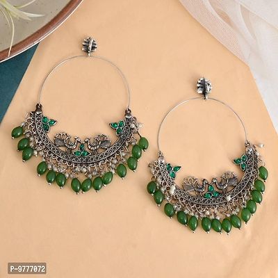 Chandbali Earring Set (Green)