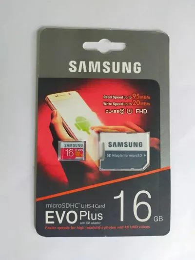 SAMSUNG 16GB MICROSDHC USH-I CARD EVO PLUS