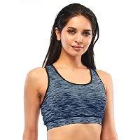 AASHRAY Lycot Women's Sports Bra for Gym Yoga Running and Other Sports Activity (X-Large, Blue)-thumb3