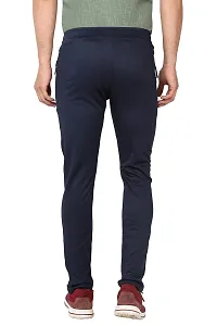 AASHRAY Men's Running, Gym & Sports Track Pant with Zipper Pocket (Medium, Navy)-thumb3