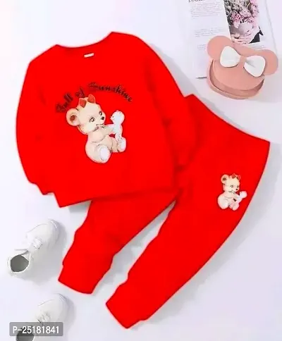 Fabulous Red Cotton Clothing Set For Boys