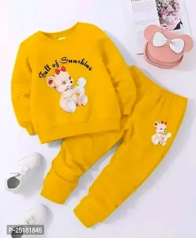 Fabulous Yellow Cotton Clothing Set For Boys-thumb0