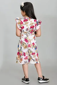 S N Collection Chiffon New Casual Floral Printed Jumpsuit Dress for Girls(9-10) year-thumb4