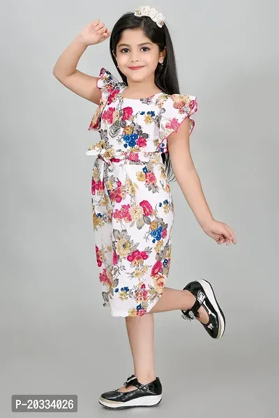 S N Collection Casual Solid Jumpsuit Dress for Girls ()-thumb4