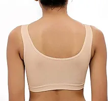ComfyStyle Air Bra, Sports Bra, Stretchable Thin Lace Non-Padded and Non-Wired Bra-thumb1