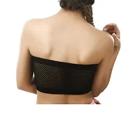 Women Bra Non Padded Tube Bra Off Shoulder Bra for Teenagers Strapless Bra(Pack of 2)-thumb2