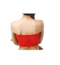 Women Bra Non Padded Tube Bra Off Shoulder Bra for Teenagers Strapless Bra(Pack of 2)-thumb1