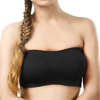 Women Bra Non Padded Tube Bra Off Shoulder Bra for Teenagers Strapless Bra(Pack of 2)-thumb4